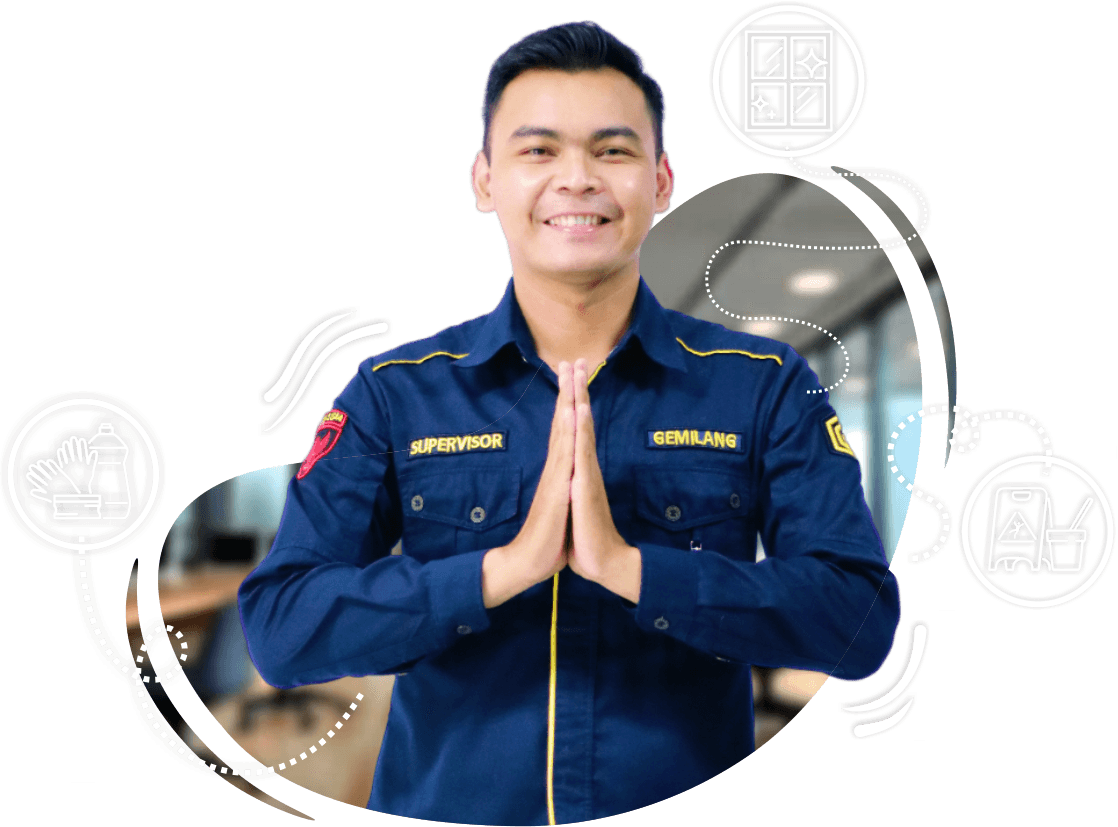 Logo Team Leader Cleaning and Sanitation Service